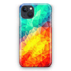 Abstract Multicolor Cubism Painting iPhone 15 / 15 Plus Case