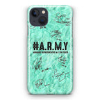 BTS Army Signature iPhone 14 / 14 Plus Case