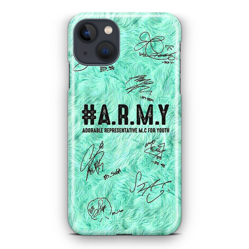BTS Army Signature iPhone 14 / 14 Plus Case