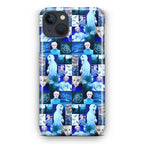 BTS Suga Blue Aesthetic Collage iPhone 15 / 15 Plus Case