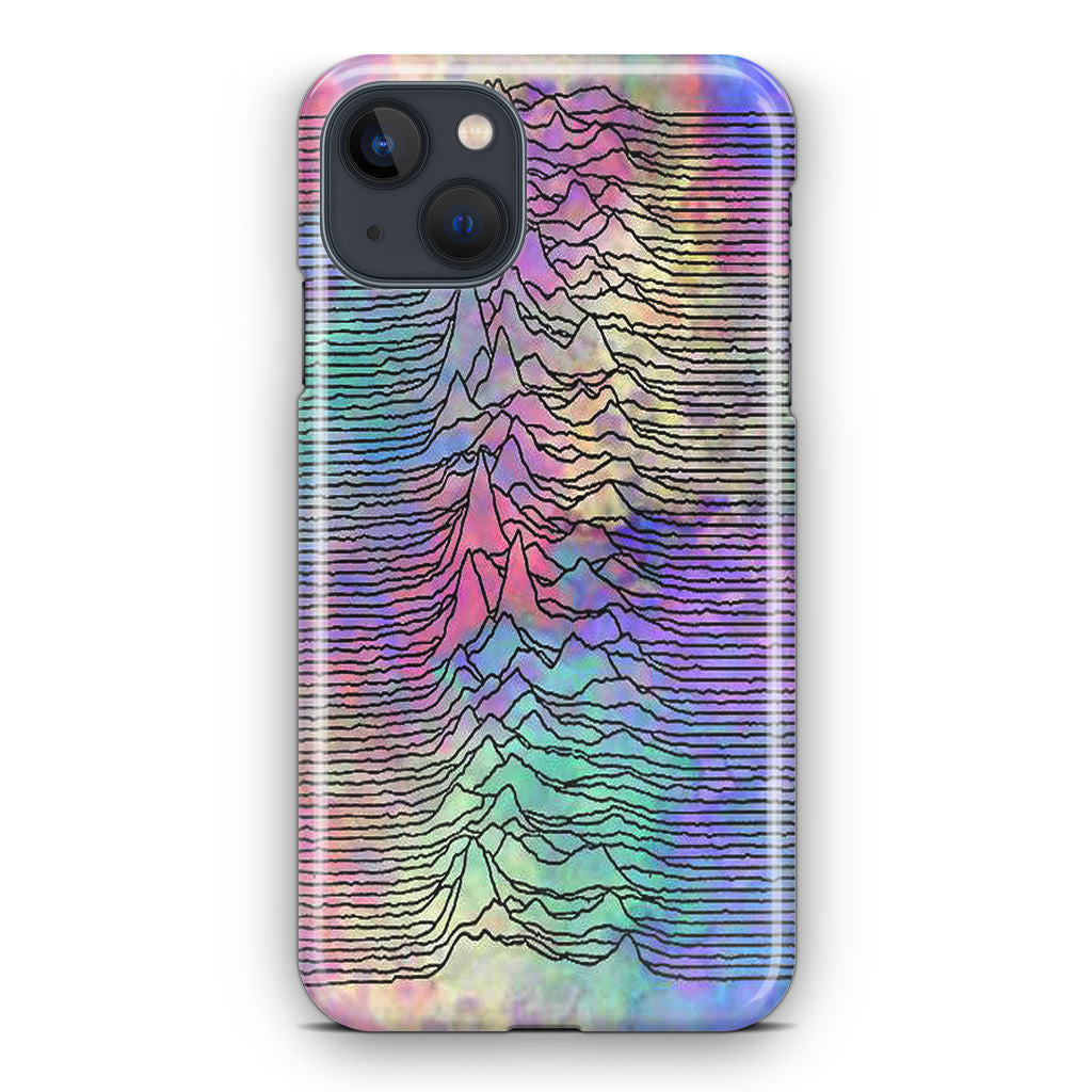 Joy Division Unknown Pleasures Colorful iPhone 15 / 15 Plus Case