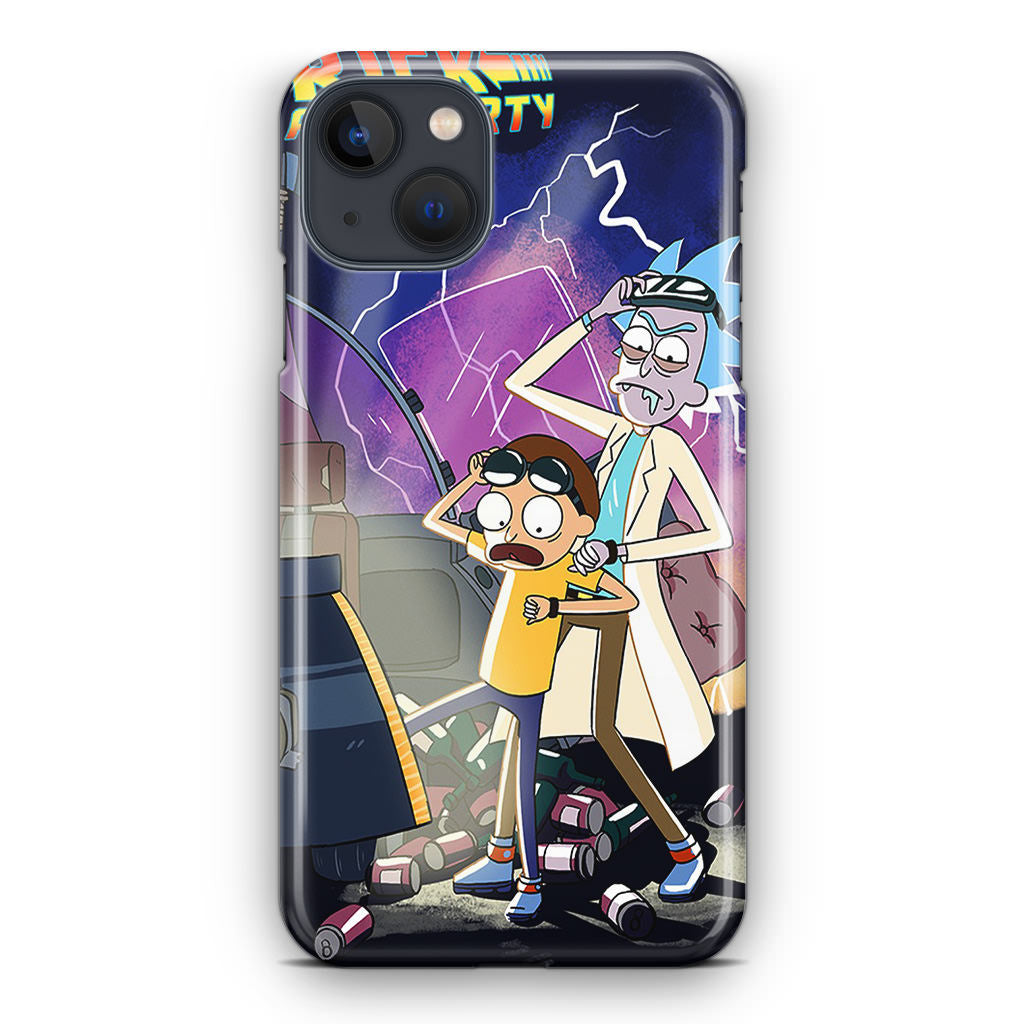 Rick And Morty Back To The Future iPhone 15 / 15 Plus Case