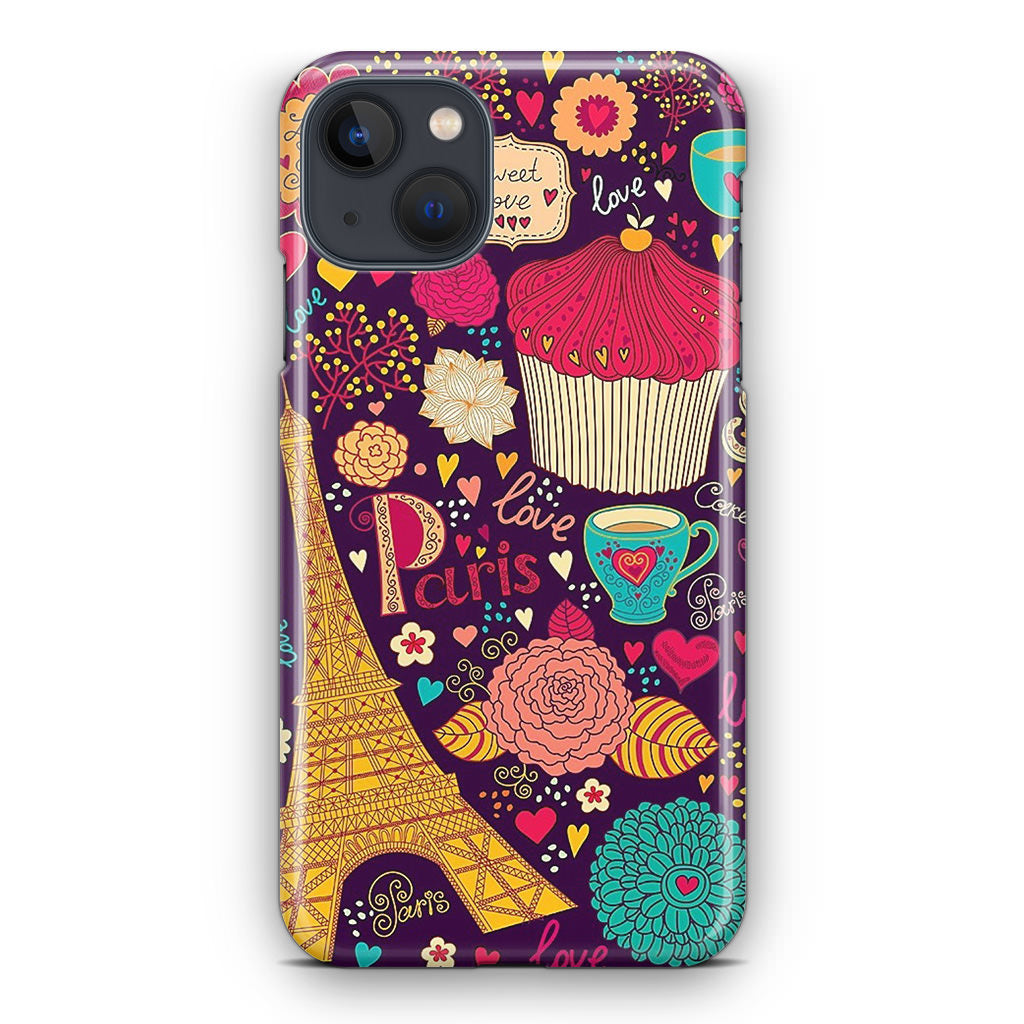 Vintage Love In Paris iPhone 15 / 15 Plus Case