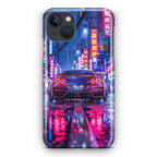 Neon Midnight Drift Tokyo Rain iPhone 14 / 14 Plus Case