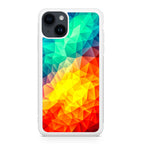 Abstract Multicolor Cubism Painting iPhone 15 / 15 Plus Case