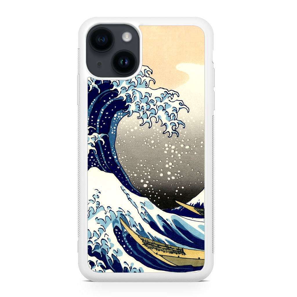 Artistic the Great Wave off Kanagawa iPhone 14 / 14 Plus Case