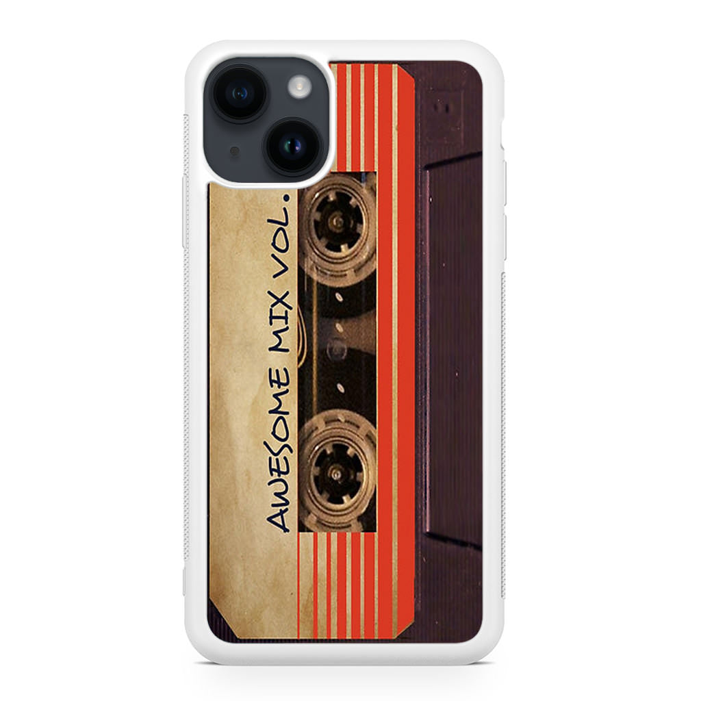 Awesome Mix Vol 1 Cassette iPhone 15 / 15 Plus Case