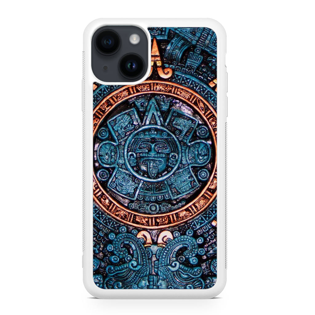 Aztec Calendar iPhone 15 / 15 Plus Case