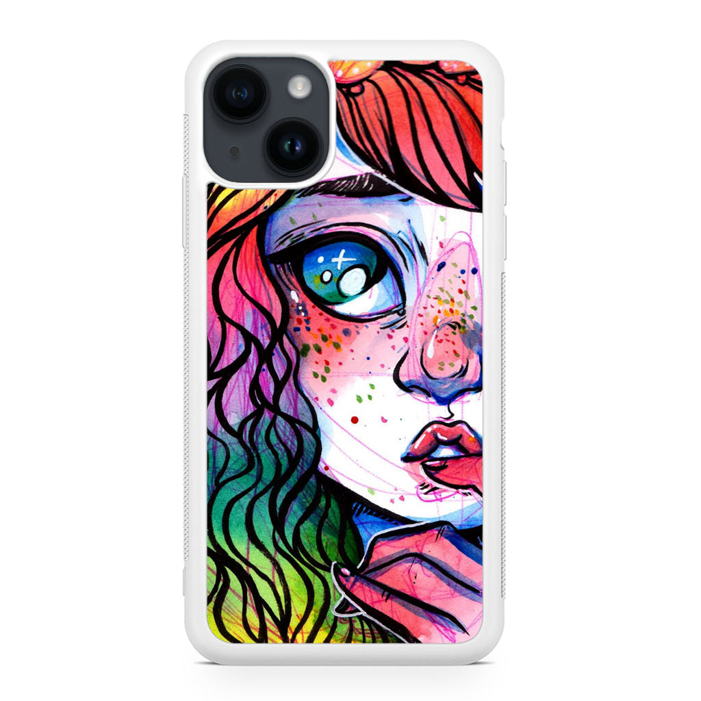 Eyes And Braids iPhone 15 / 15 Plus Case