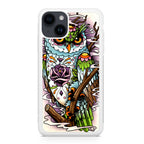 Sugar Skull Owl Tattoo iPhone 15 / 15 Plus Case