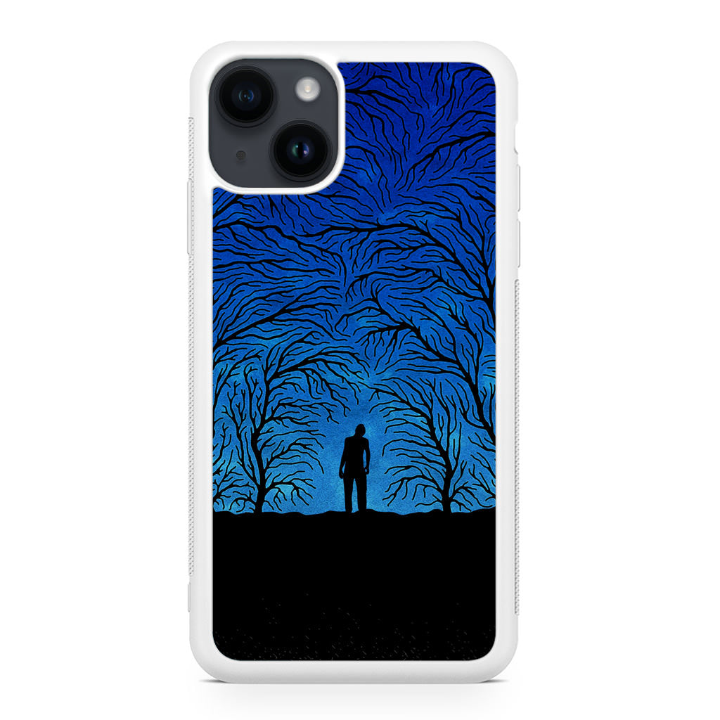 Trees People Shadow iPhone 15 / 15 Plus Case