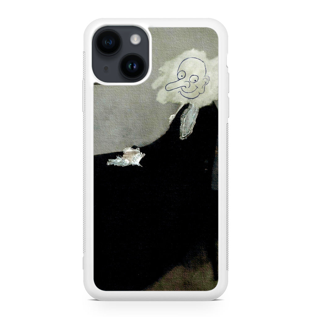 Whistler's Mother by Mr. Bean iPhone 15 / 15 Plus Case