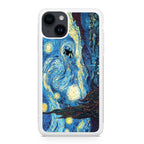 Witch on The Starry Night Sky iPhone 15 / 15 Plus Case