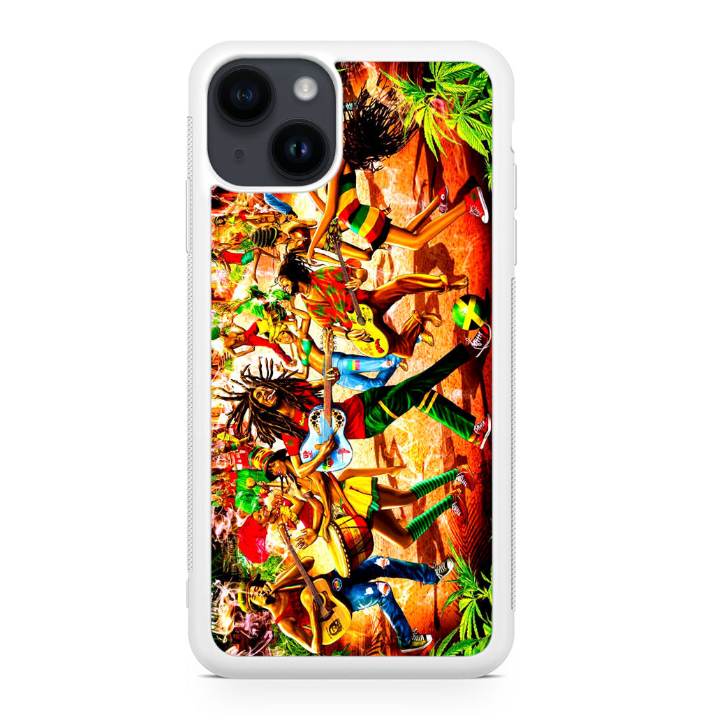 Bob Marley Reggae iPhone 14 / 14 Plus Case