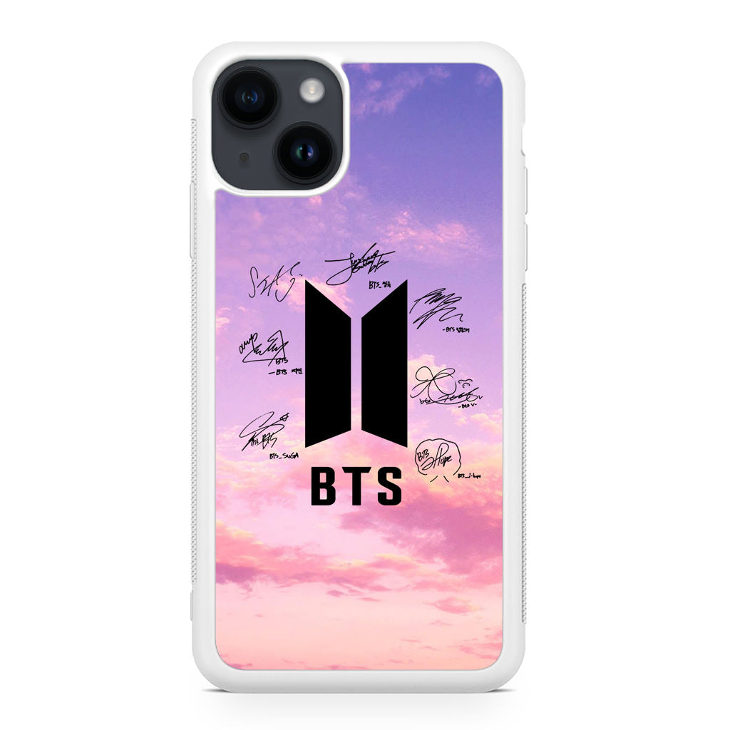 BTS Signature 2 iPhone 15 / 15 Plus Case