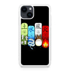 Ghibli Elemental Charms iPhone 15 / 15 Plus Case