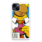 Homer Eats Donut iPhone 15 / 15 Plus Case