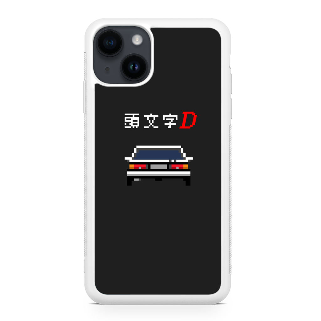Initial D Pixel Art iPhone 15 / 15 Plus Case