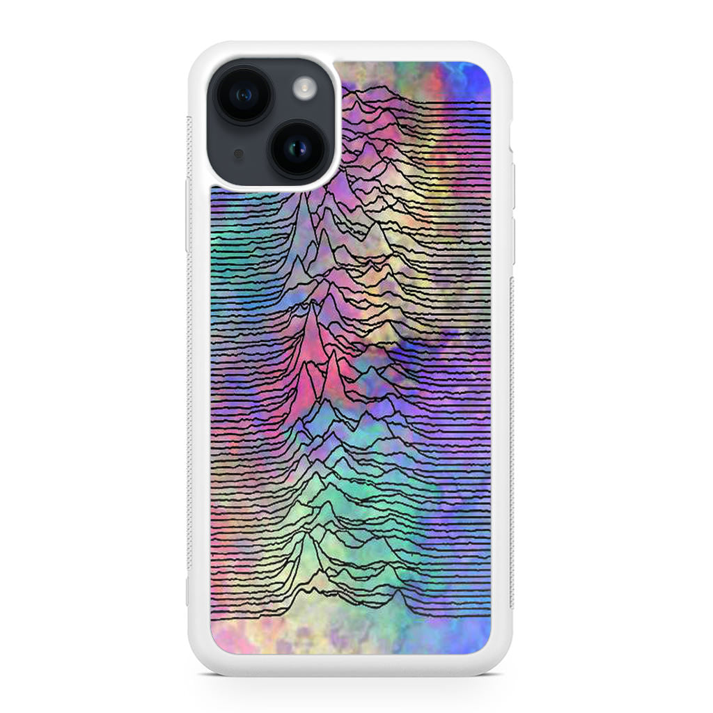 Joy Division Unknown Pleasures Colorful iPhone 15 / 15 Plus Case