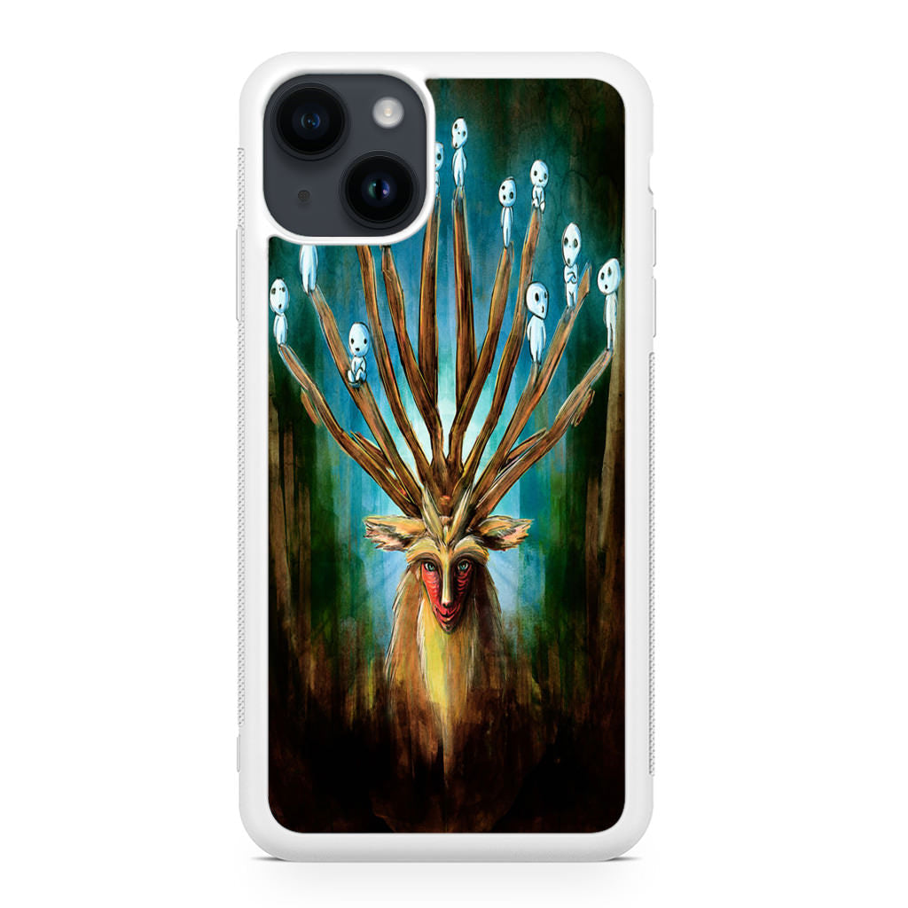 Princess Mononoke Forest Spirit iPhone 14 / 14 Plus Case