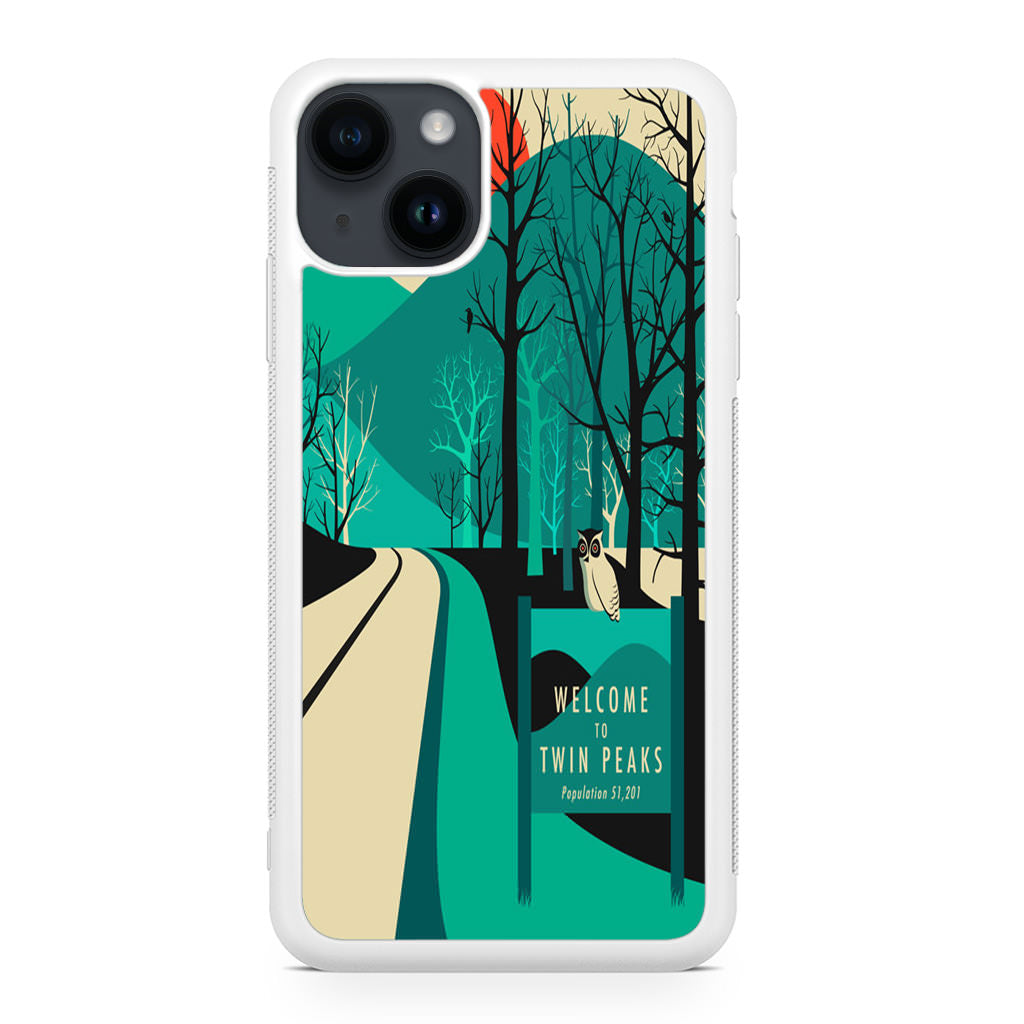 Welcome To Twin Peaks iPhone 15 / 15 Plus Case