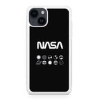 NASA Minimalist iPhone 15 / 15 Plus Case
