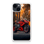 Crimson Velocity in Autumn Flame iPhone 14 / 14 Plus Case