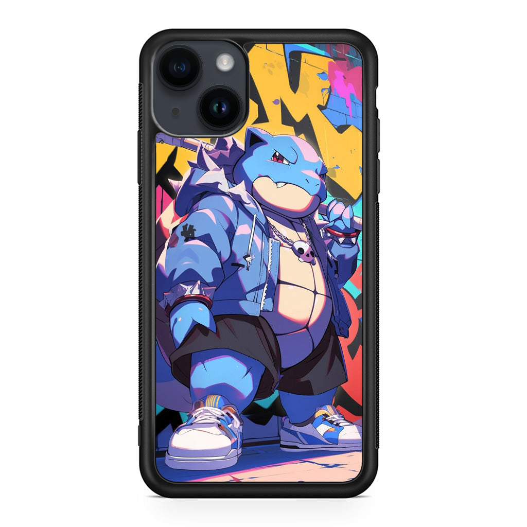 Blastoise Breaks The Block iPhone 15 / 15 Plus Case