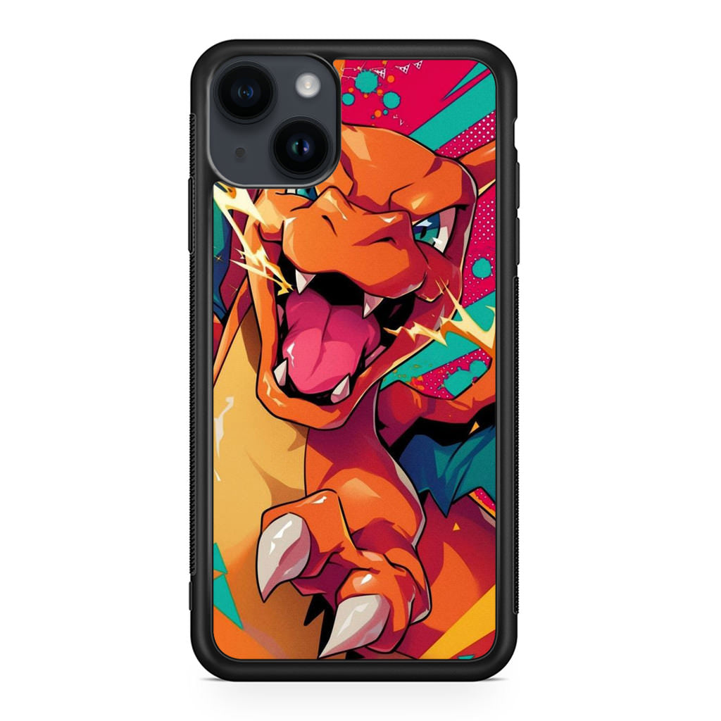 Blazing Fury Charizard iPhone 15 / 15 Plus Case