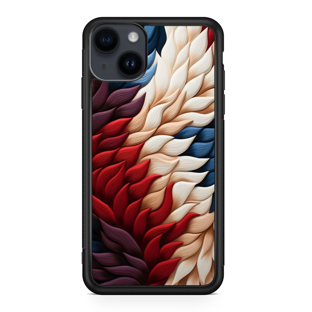 Colorful Feathers Art iPhone 15 / 15 Plus Case