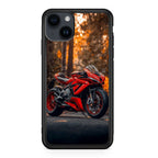 Crimson Velocity in Autumn Flame iPhone 15 / 15 Plus Case