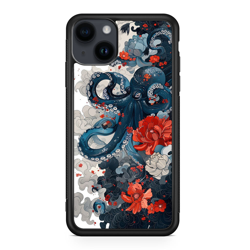 Floral Kraken iPhone 15 / 15 Plus Case