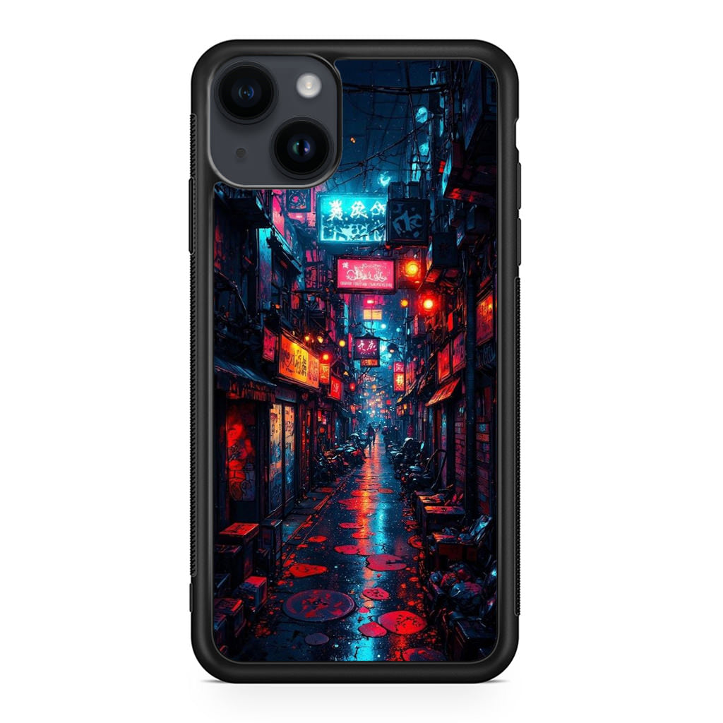 Neon Veins Of The Cyber City iPhone 15 / 15 Plus Case