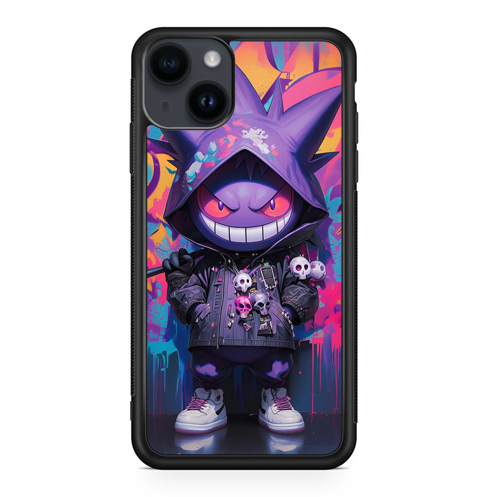 Shadow Drip Gengar Goes Street iPhone 15 / 15 Plus Case