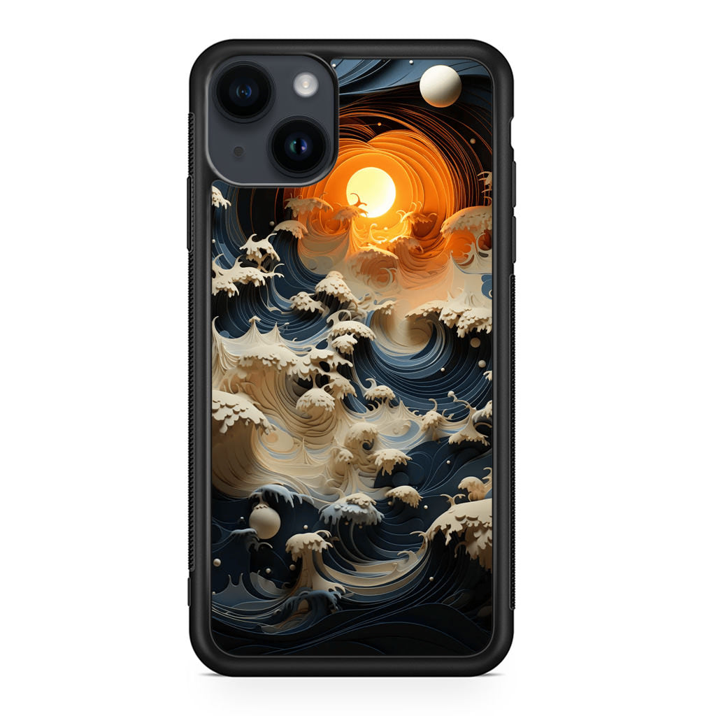 Solar Tsunami iPhone 15 / 15 Plus Case