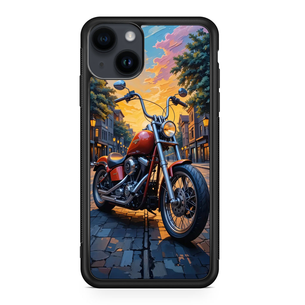 Sunset Thunder Ride Into the Glow iPhone 15 / 15 Plus Case