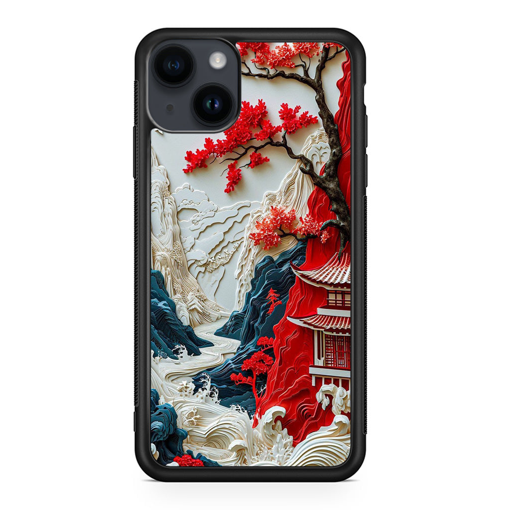 Whispers of the Crimson Zen iPhone 15 / 15 Plus Case