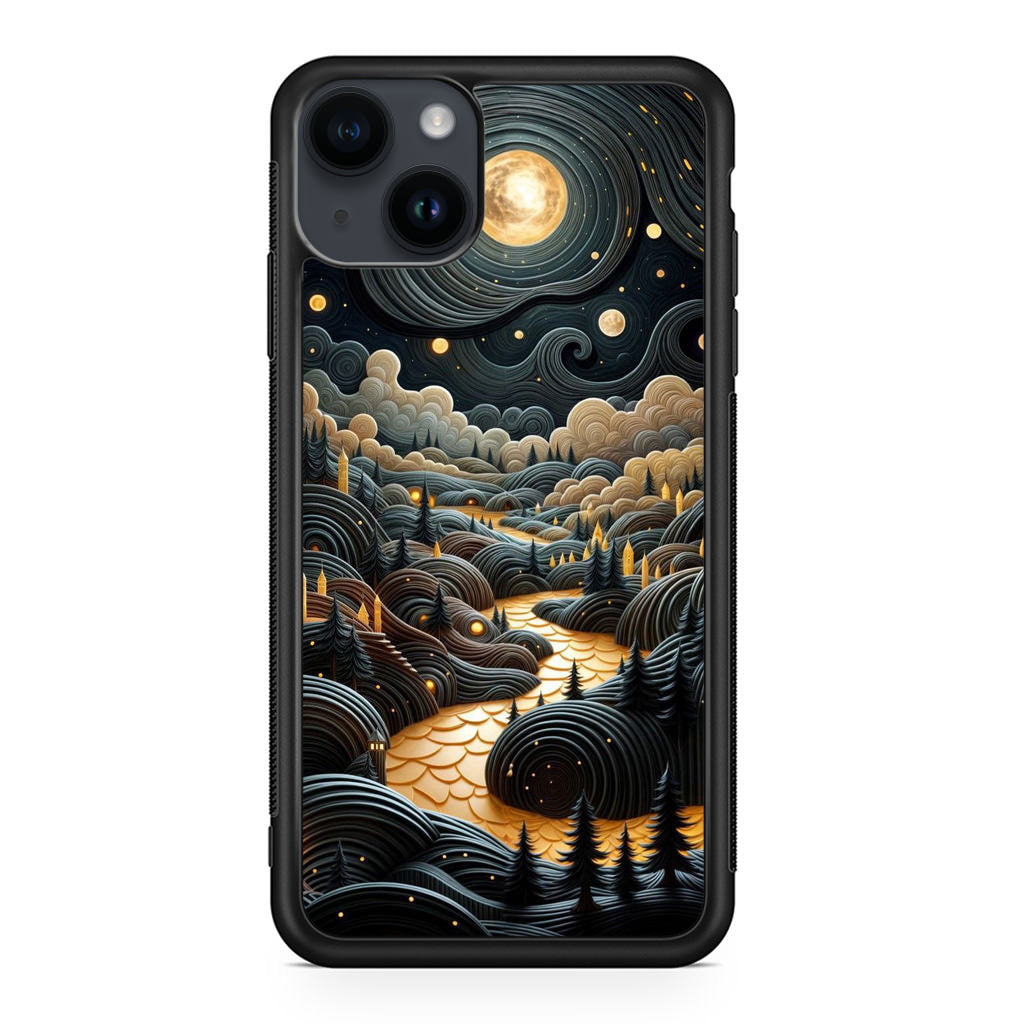 Whispers of the Lunar Valley iPhone 15 / 15 Plus Case