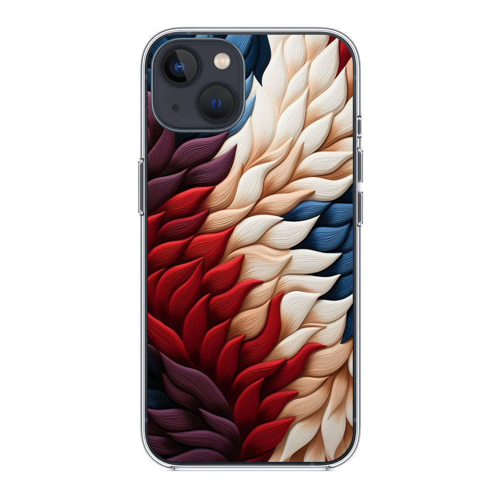 Colorful Feathers Art iPhone 15 / 15 Plus Case
