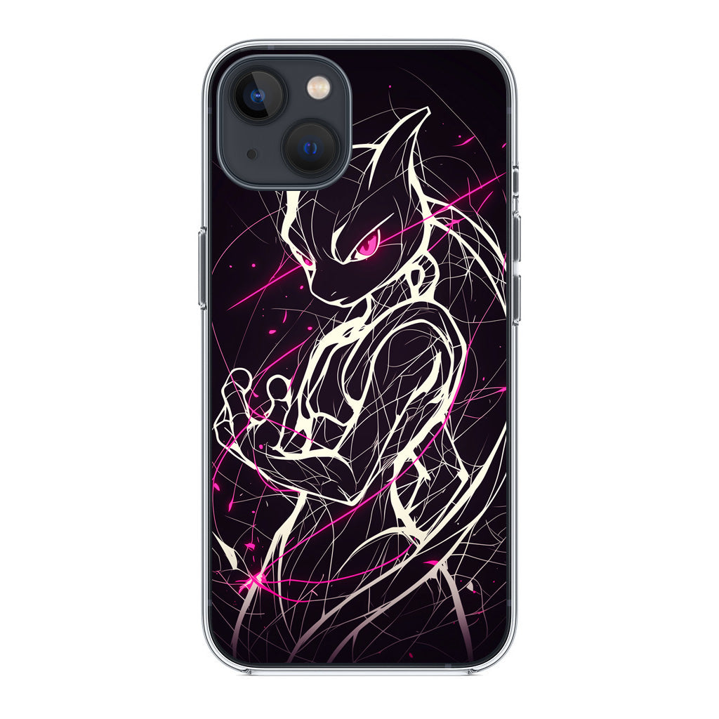 Mewtwo Cosmic Energy iPhone 15 / 15 Plus Case