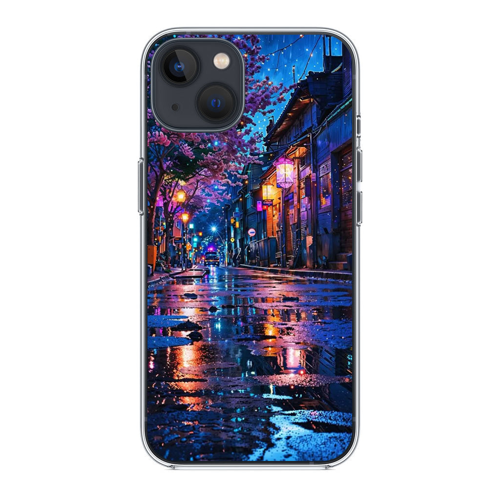 Midnight Sakura Glow iPhone 15 / 15 Plus Case