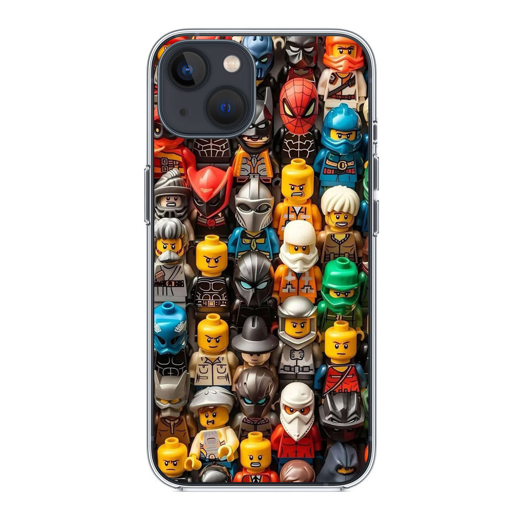 Mini Figures Heroes Assemble iPhone 15 / 15 Plus Case