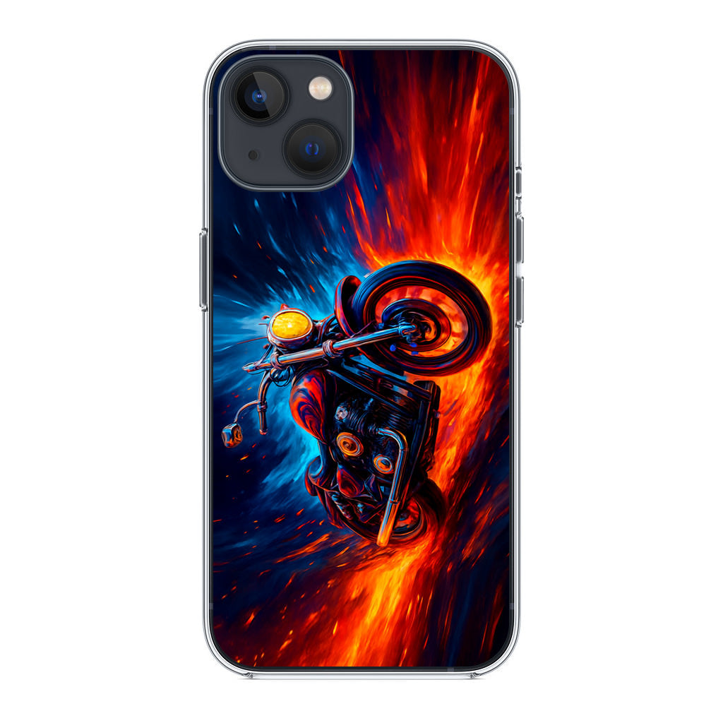 Ride Through Fire and Ice iPhone 15 / 15 Plus Case