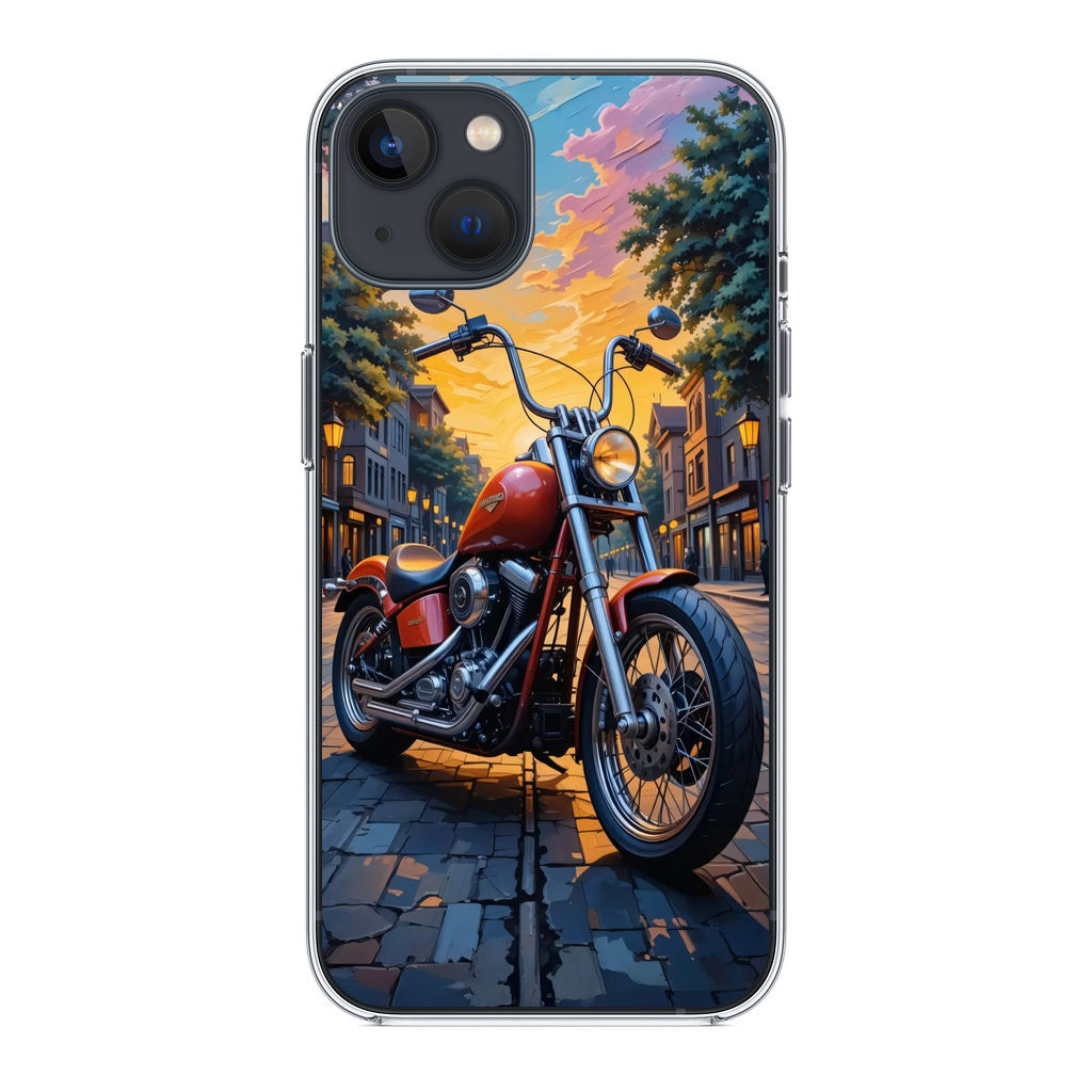 Sunset Thunder Ride Into the Glow iPhone 15 / 15 Plus Case
