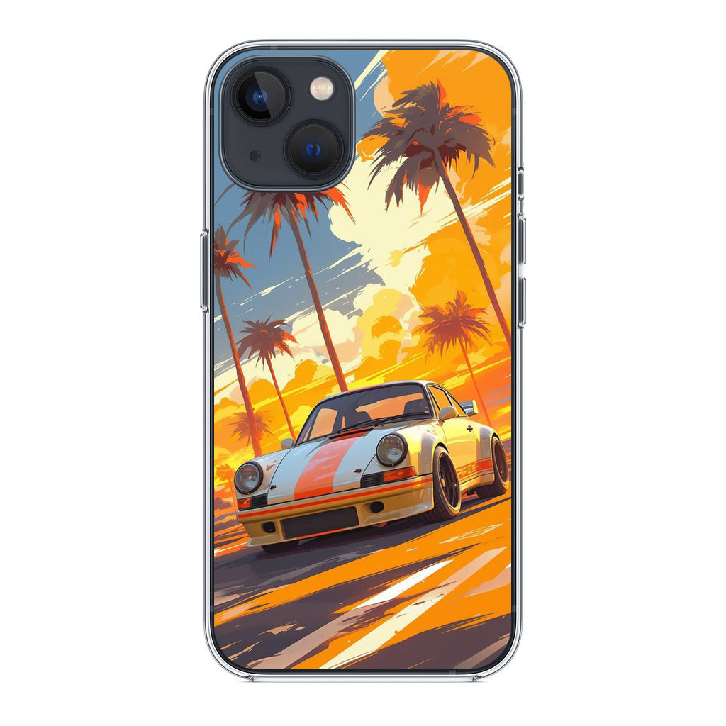 Turbo Dreams in Neon Palms iPhone 15 / 15 Plus Case