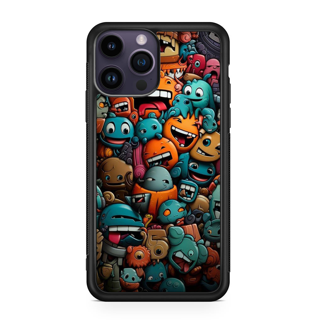 Chaos Chuckles Invasion iPhone 15 Pro / 15 Pro Max Case