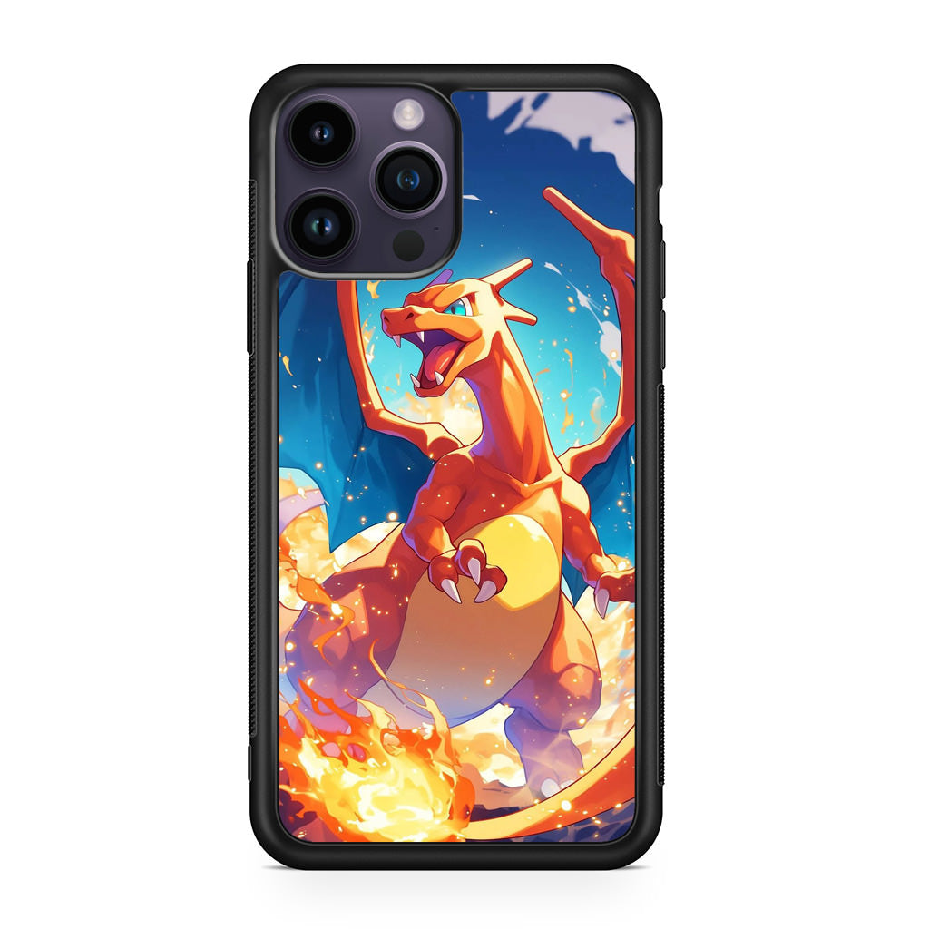 Charizard Crimson Storm iPhone 15 Pro / 15 Pro Max Case