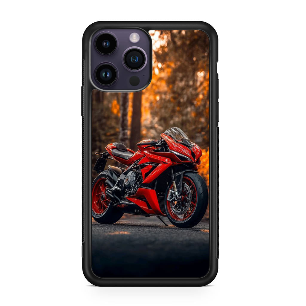 Crimson Velocity in Autumn Flame iPhone 15 Pro / 15 Pro Max Case