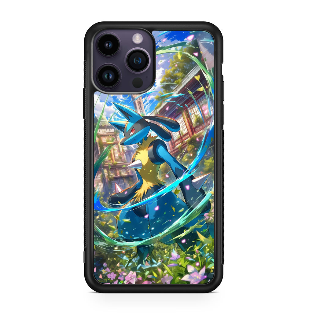 Lucario Precognitive Aura iPhone 15 Pro / 15 Pro Max Case