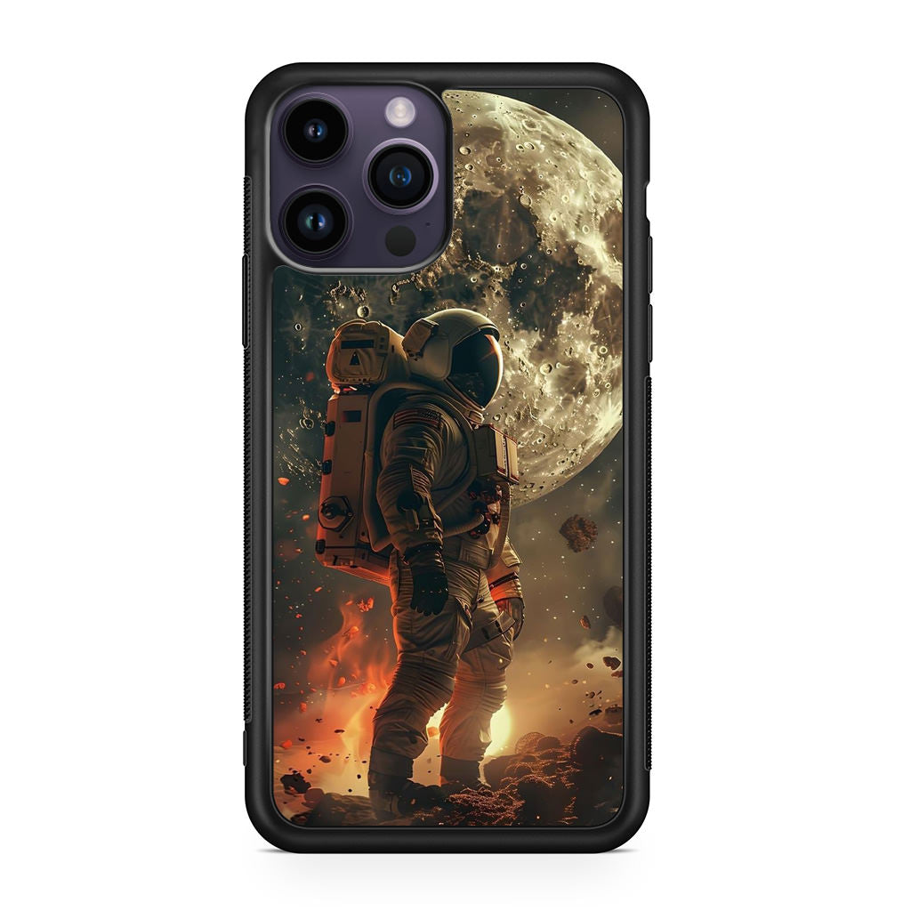 Lunar Sentinel Guardian of the Void iPhone 15 Pro / 15 Pro Max Case